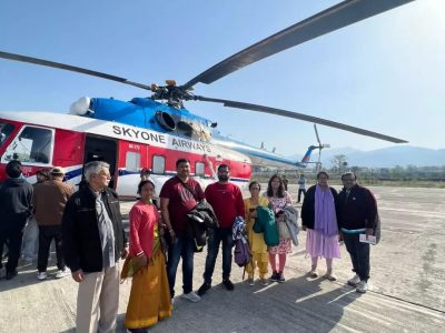 luxury do dham yatra by mi17 helicopter.