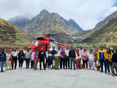 guest at chardham yatra by helicopter