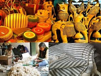 hand craft by uttarakhand locals employ