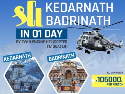kedarnat badrinath do dham yatra by helicotper