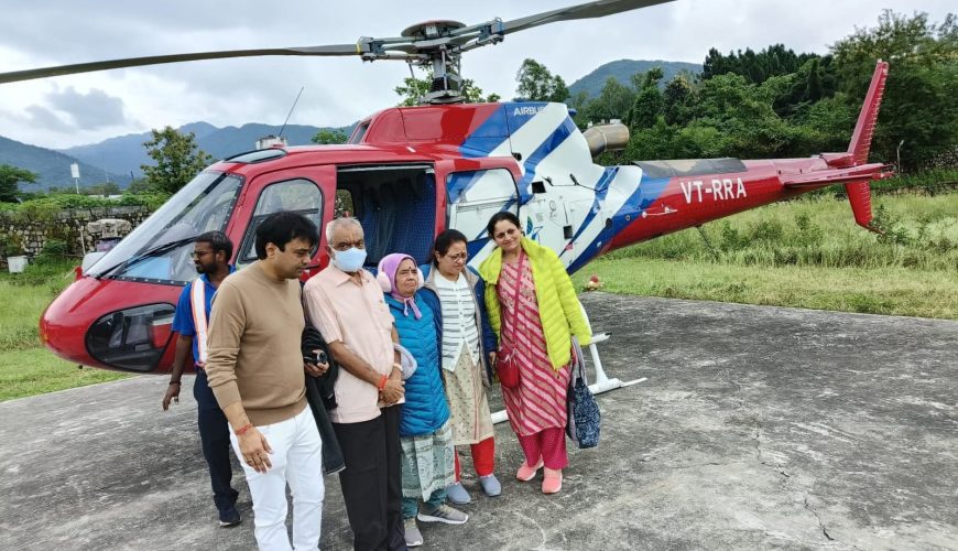 Chardham yatra helicopter
