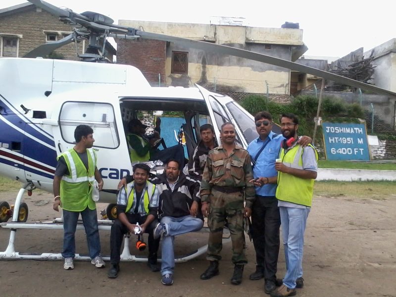 Dodham Yatra by Heli