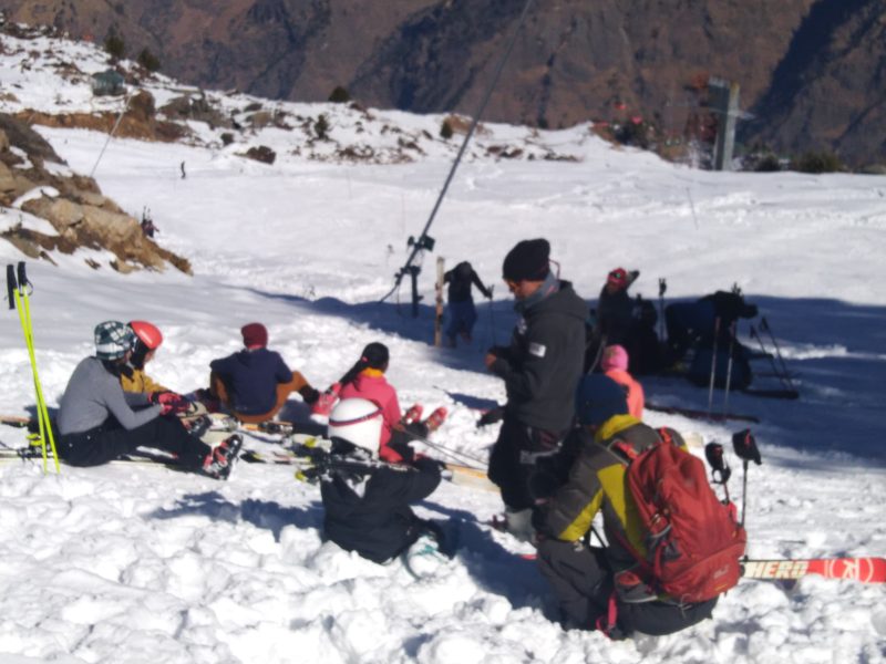 auli skiing course