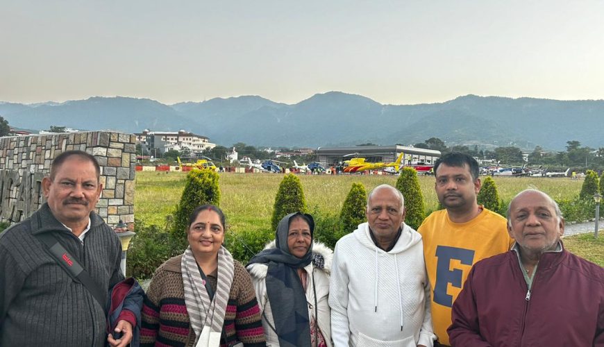 dodham yatra from sersi by helicopter
