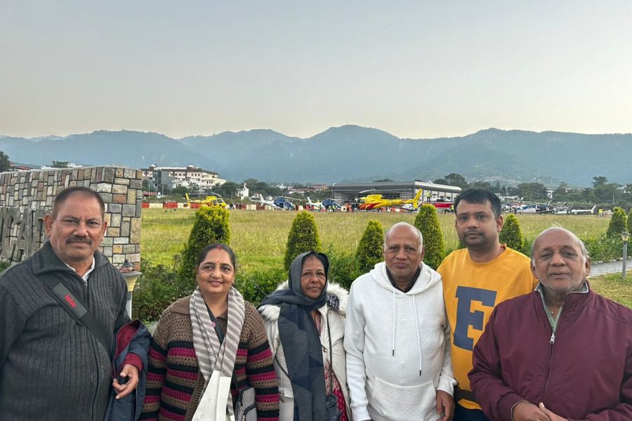 dodham yatra from sersi by helicopter